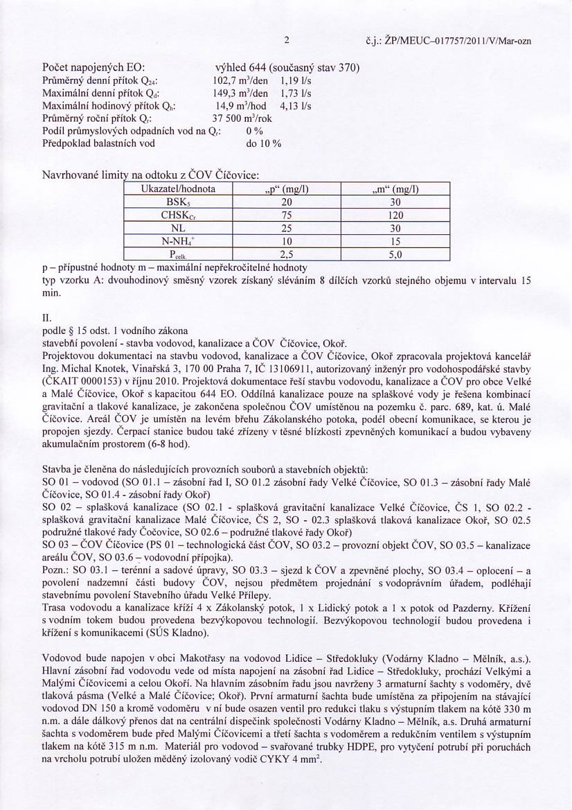 M erno?ice, vodn hospodstv - Oznmen 2/4