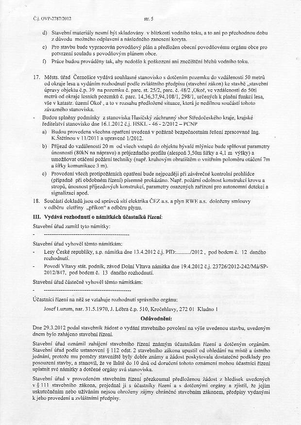 Stavebn ad - Rozhodnut/stavebn povolen 5/7