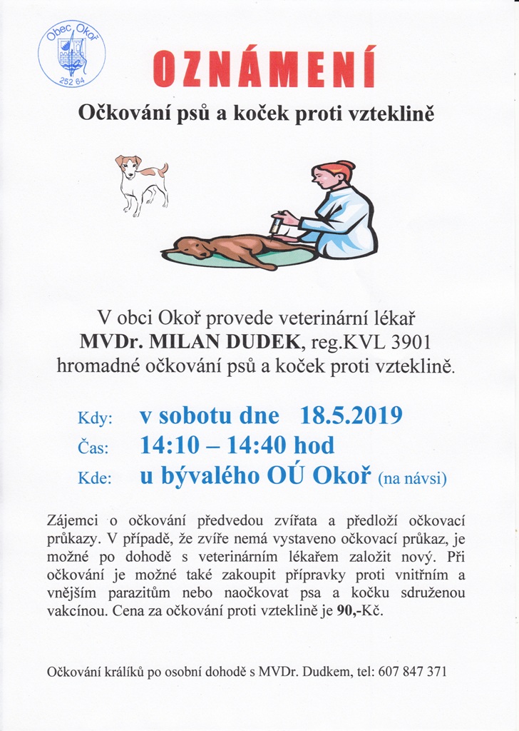 Okovn ps a koek 2019