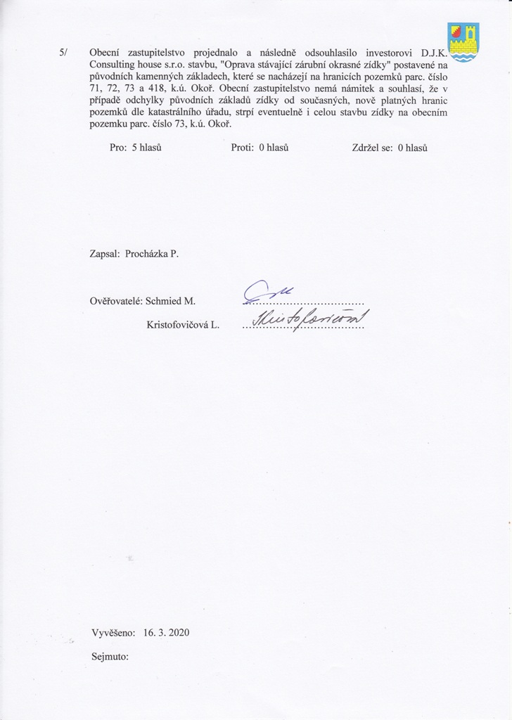 Zpis OZ .2.1/2020 - 2/2